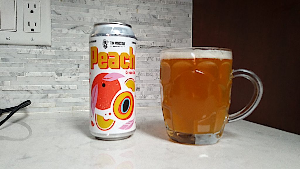 Tin Whistle "Peach" Cream Ale won out for best 2023 summer beer. It pours not-quite clear, with a hint of peachiness in its deep tan colour. The head is denser than other beers too, cream ale or otherwise. 