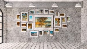 how to hang a photo collage feature image